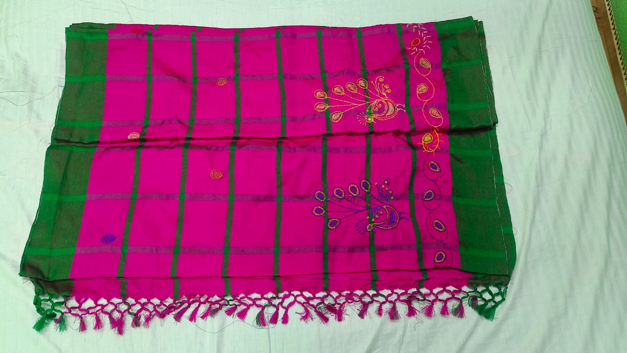 Panchi Pink Ethnic Saree