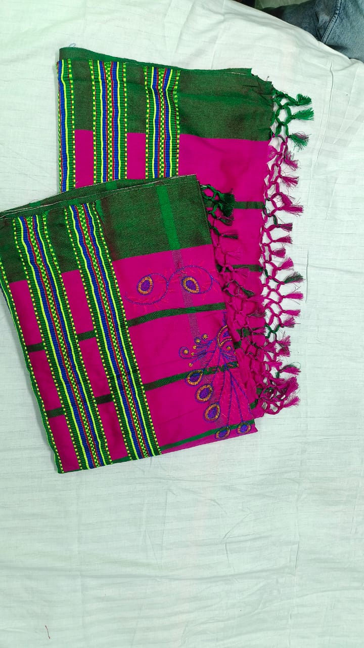 Panchi Pink Ethnic Saree