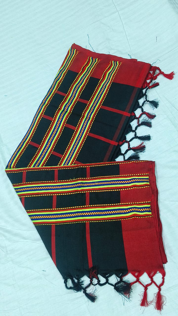 Panchi Black Ethnic Saree
